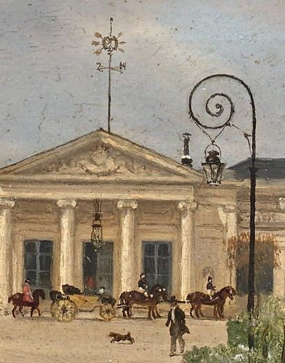 Guiseppe CANELLA (1788 - 1847)
VUE DU CHATEAU...