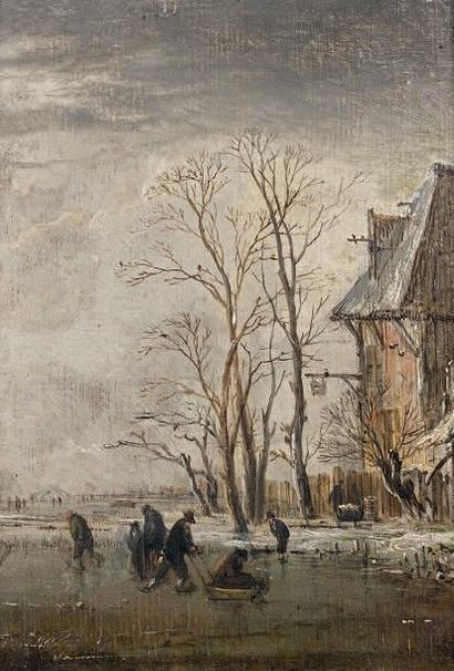 Ecole HOLLANDAISE du XVIIème siècle, suiveur...