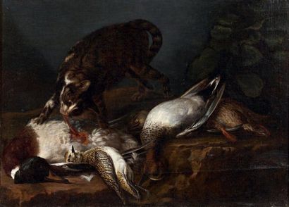 Ecole FLAMANDE du XVIIème siècle
NATURE MORTE...