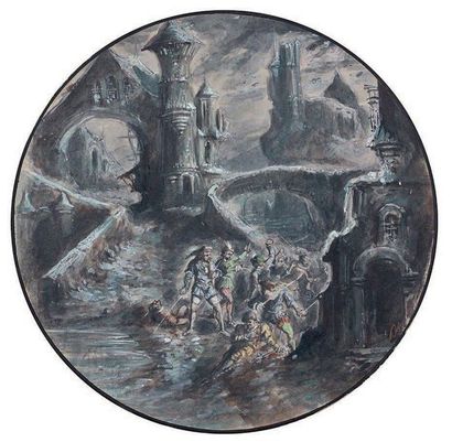 DUPENDANT (c.1835 - ?)
Scène de la saint...
