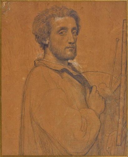 Attribué à Louis LAMOTHE (1822 - 1869)
Autoportrait....