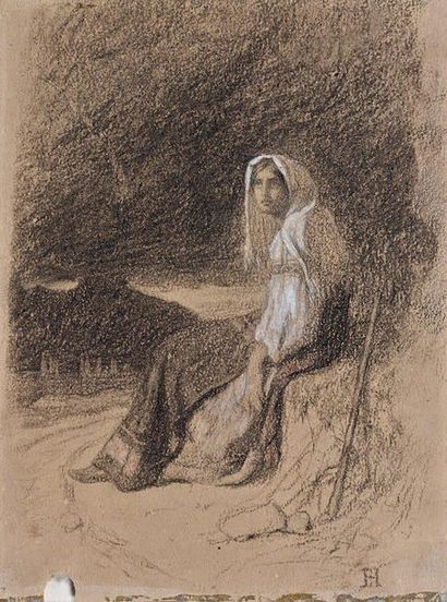 Jean Jacques HENNER (Bernviller 1829 - Paris...