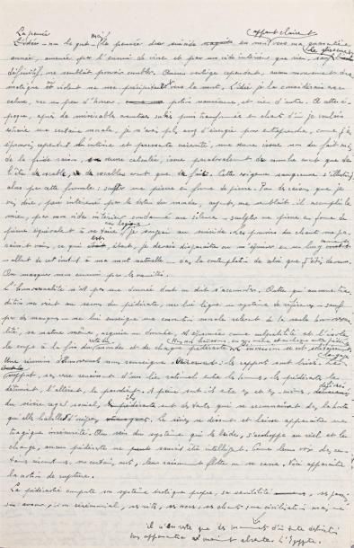 Jean GENET (1910-1986)
Manuscrits autographes,...