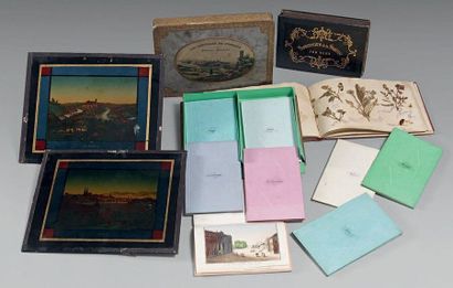 RECUEIL AMICORUM de trois dessins (Hôtel...
