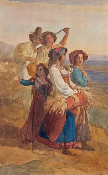 Attribué à Léopold ROBERT (1794 - 1835)
Groupe...