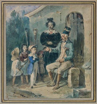 Nicolas Toussaint CHARLET (Paris 1792 - 1845)
Le...