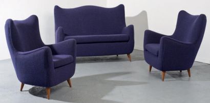 TRAVAIL ITALIEN
Mobilier de salon comprenant...