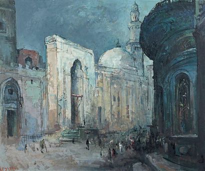 Hosni EL BANANI (1912-1989)
VUE DU CAIRE....