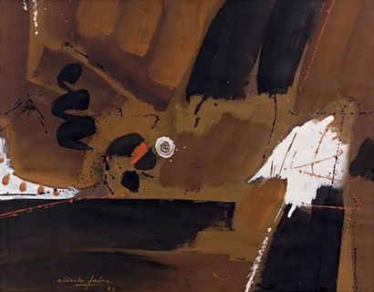 Alberto FABRA (né en 1920)
COMPOSITION. Peinture...