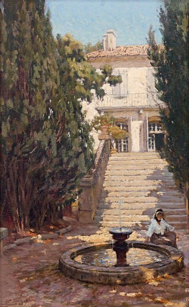 Léonce de Joncières (1871-1947)
FEMME ASSISE...