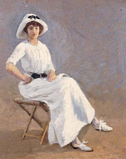 Léonce de Joncières (1871-1947)
JEUNE FEMME...