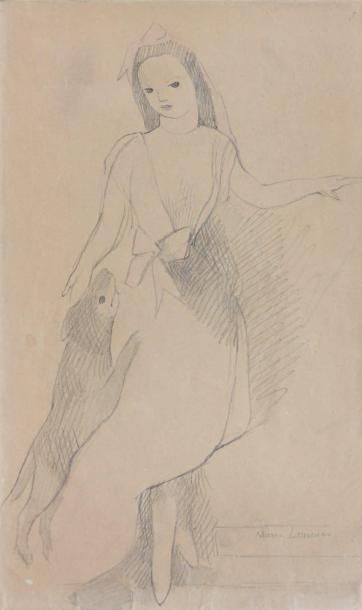 Marie LAURENCIN (1883-1956)
«Jeune fille...
