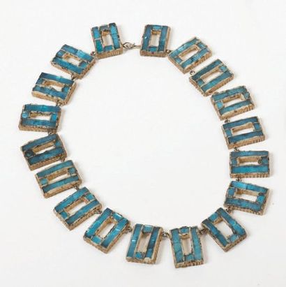LINE VAUTRIN (1913-1997)
Collier en talosel...