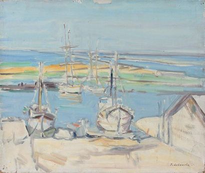 Jules LELLOUCHE (1903 -1963)
PORT DE TUNIS....