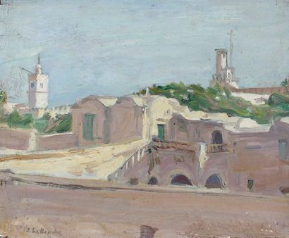 Jules LELLOUCHE (1903 -1963)
DJERBA, LA MOSQUEE...