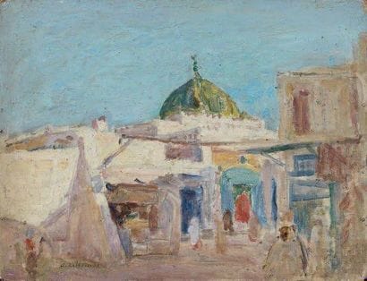 Jules LELLOUCHE (1903 -1963)
TUNIS, SOUK...