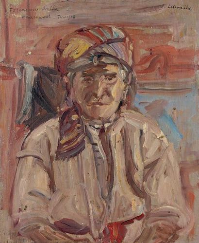 Jules LELLOUCHE (1903 -1963)
HOMME AU TURBAN....