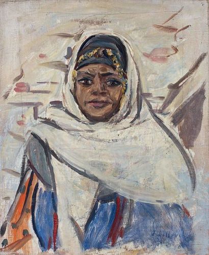 Jules LELLOUCHE (1903 -1963)
FEMME AU VOILE....