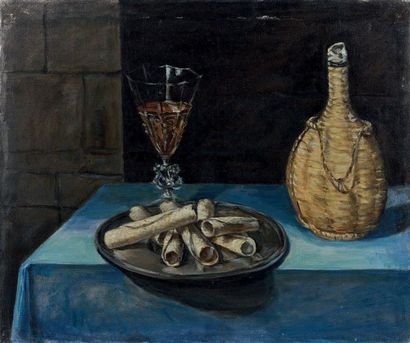 Jules LELLOUCHE (1903 -1963)
NATURE MORTE...