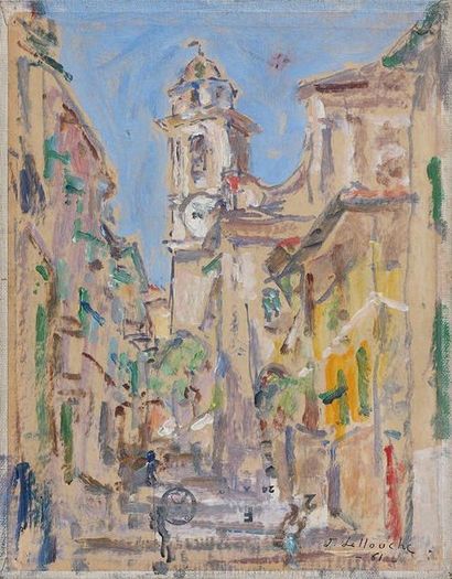 Jules LELLOUCHE (1903 -1963)
VILLAGE DE PROVENCE....