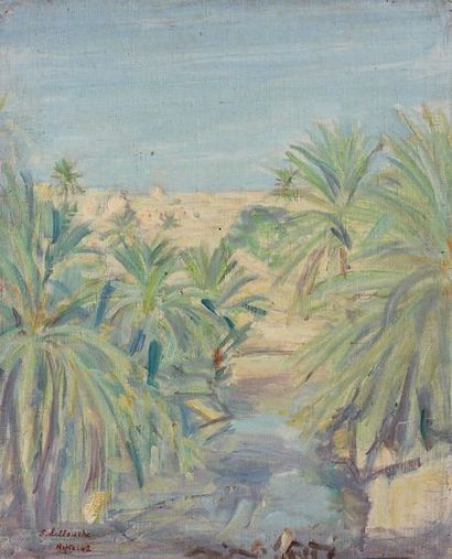 Jules LELLOUCHE (1903 -1963)
NEFTA. Huile...