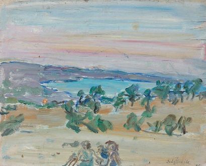 Jules LELLOUCHE (1903 -1963)
BAIE DE LA MARSA...