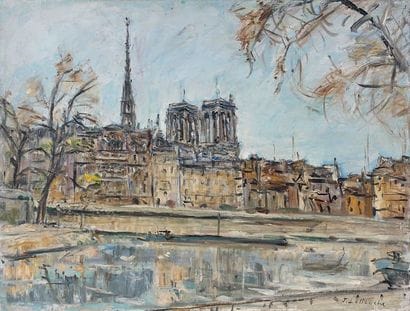 Jules LELLOUCHE (1903 -1963)
QUAI DE PARIS....
