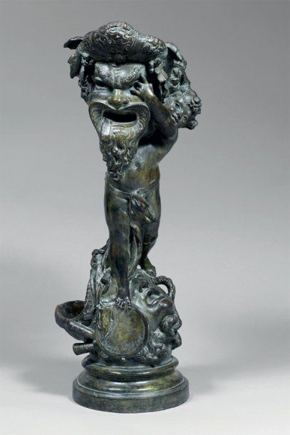 Joseph CHERET (1838-1894)
ENFANT AUX MASQUES...