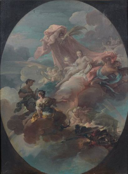 Attribué à Corrado GIAQUINTO (1703-1766)
APOTHÉOSE...