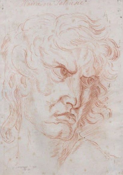 Entourage de CHARLES LE BRUN (Paris 1619-1690)
Tête...