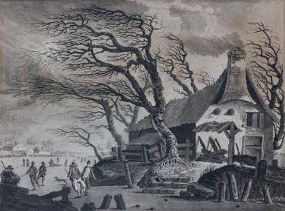 Ecole Française du XVIIIème siècle
Paysage...