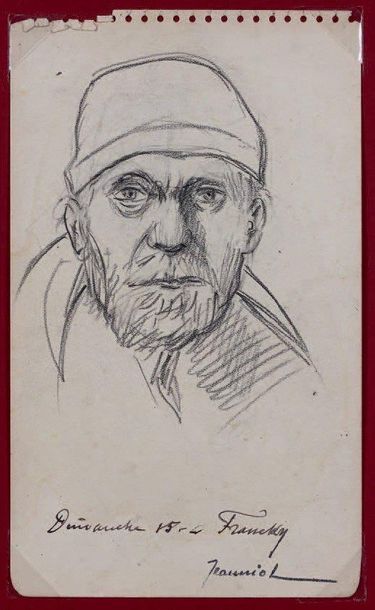 Pierre Georges JEANNIOT (Genève 1848 -1934)
Autoportrait....