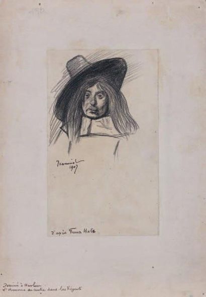 Pierre Georges JEANNIOT (Genève 1848 -1934)
Homme...