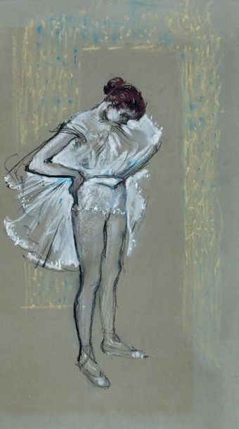 Entourage de Jean-Louis FORAIN
Danseuse relevant...