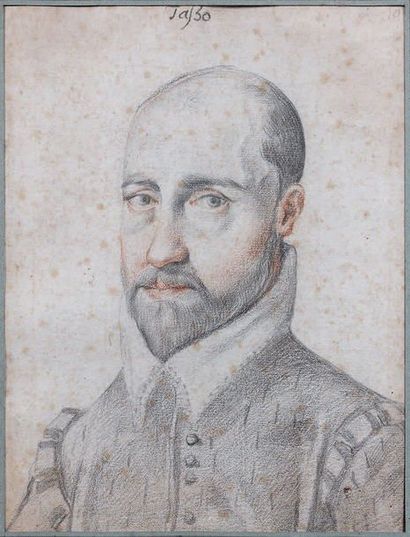 École FRANÇAISE vers 1600
Portrait d'homme...