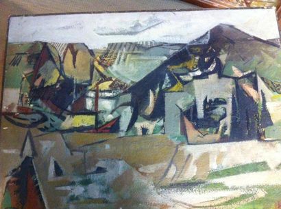 Jean- Claude BEDARD (1928-1987)
Huile sur...