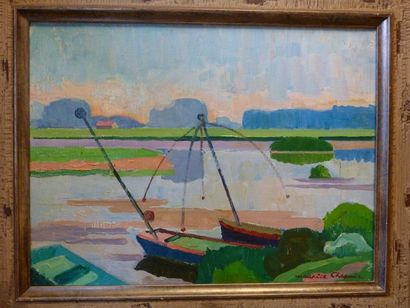 Maurice CHAPUIS (1922-2010)
L'ETANG EN SAONE...