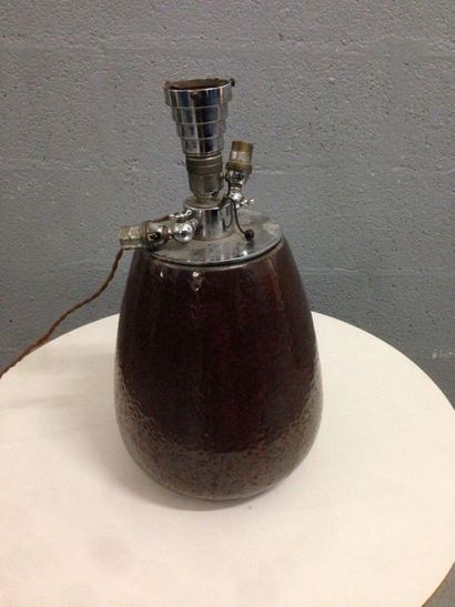 KELLER ET GUÉRIN
Pied de lampe pyriforme...