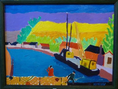 Jean-Paul HINIEU (1942-1985)
SABLIER. Huile...