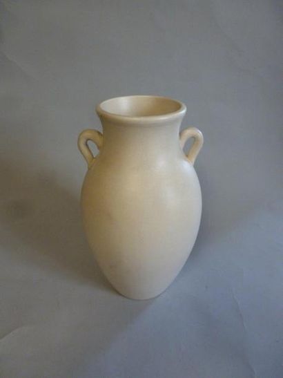 KERAMOS
Vase balustre à deux anses en céramique...