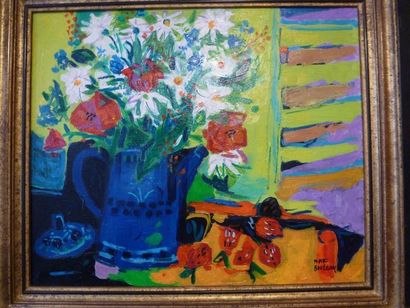 Marc BOUTEAU (né en 1935)
FRAISES. Huile...