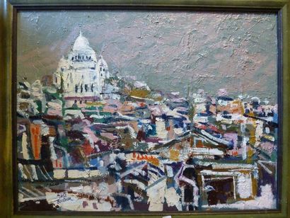 Marc BOUTEAU (né en 1935)
PARIS. Huile sur...