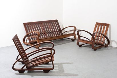 William MORRIS, attribué à
Mobilier de salon...