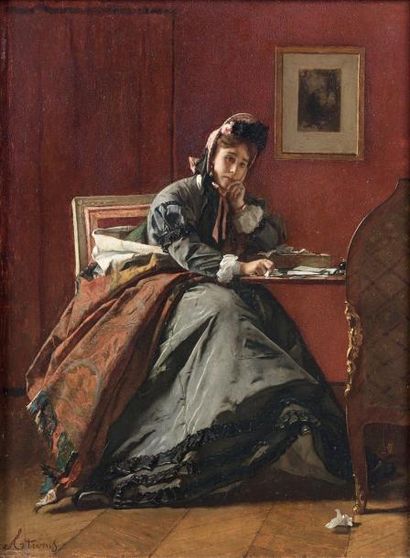 Alfred STEVENS (1823-1906)
TRAHIE - PERPLEXITE....