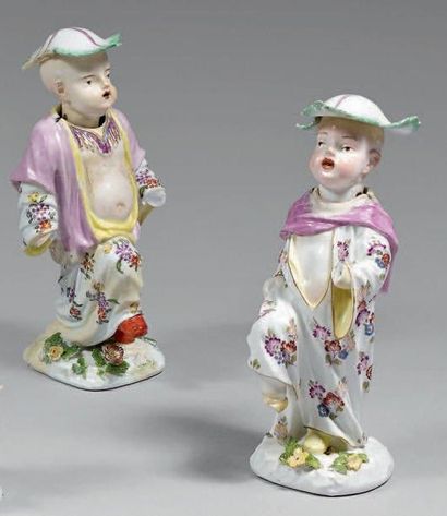 Saxe, XVIIIème siècle
Paire de petits enfants...