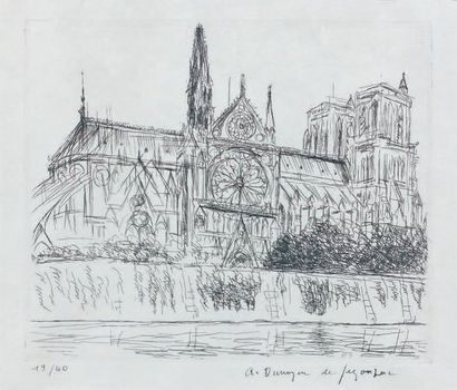 André DUNOYER DE SEGONZAC (1884-1974)
NOTRE...
