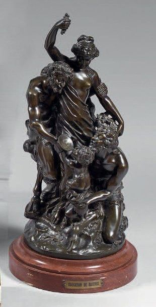 D'après CLODION
«Education de Bacchus». Important...