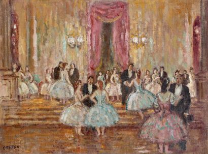 Marcel COSSON (1878-1956)
LE FOYER DE L'OPERA....