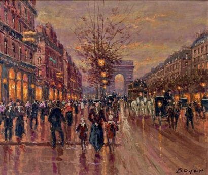 André Boyer (né en 1909)
LES GRANDS BOULEVARDS....