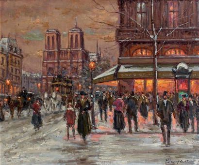 André Boyer (né en 1909)
PARIS EN HIVER,...